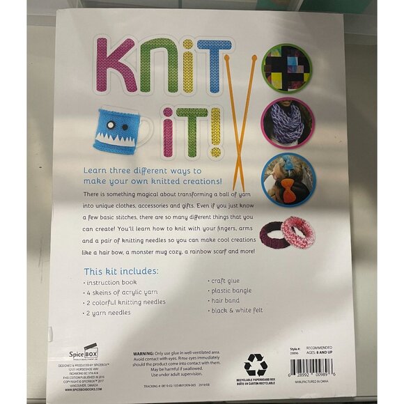 SpiceBox Children's Activity Kits Make and Play Knit It! - English Edition - Picture 3 of 7